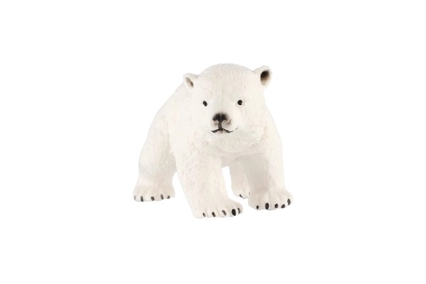 Eisbär Baby Tierfigur aus Kunststoff 6cm