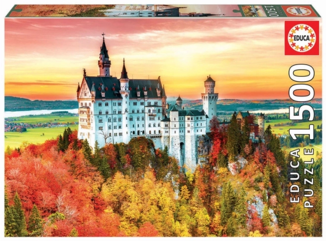 Puzzle Herbst in Neuschwanstein 1500 Teile