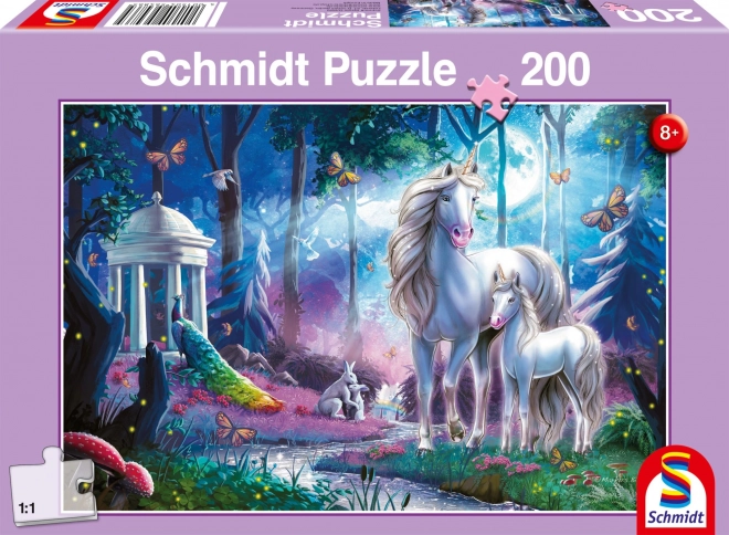 Schmidt Puzzle Einhörner 200 Teile