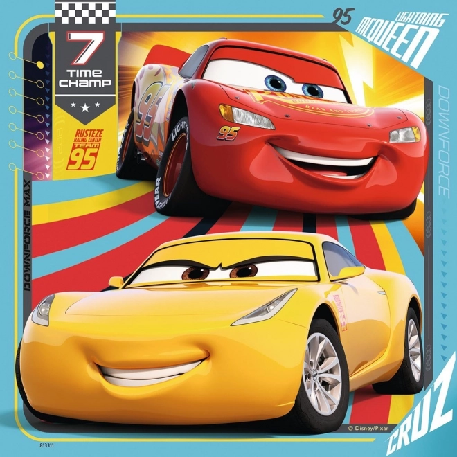 Ravensburger Puzzle Cars 3: Rennen 3x49 Teile