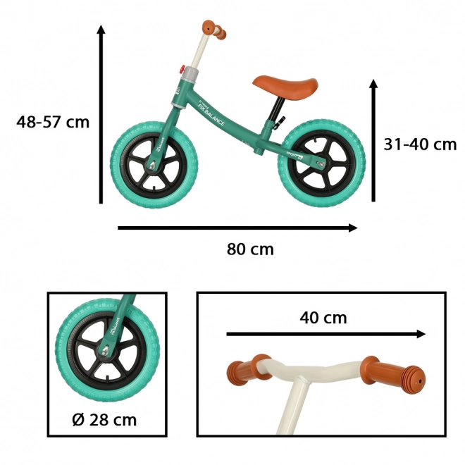 Laufrad Trike Fix Balance Türkis