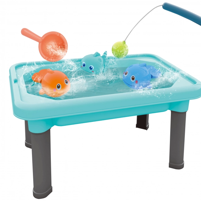 Wasserspielzeug Tisch 3 in 1 mit Angelspiel