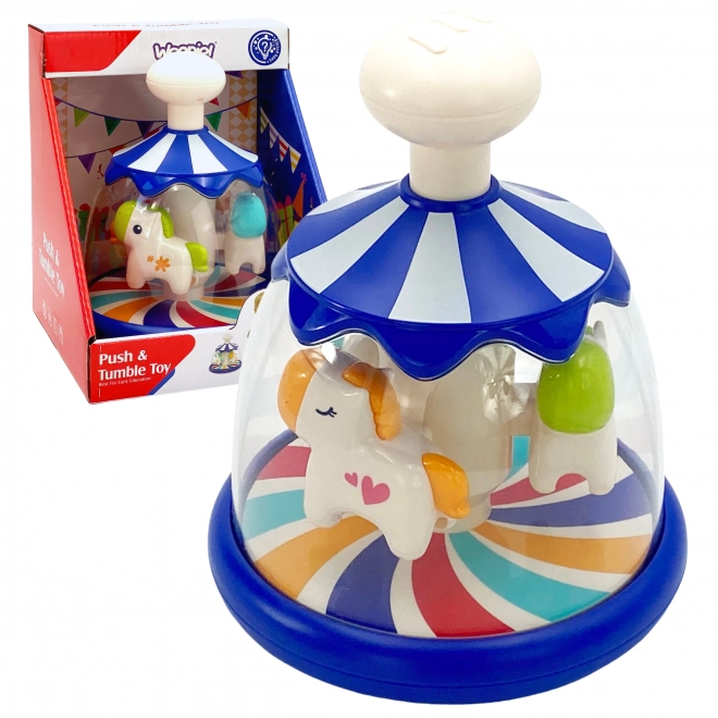 Bunter Kreisel mit Pferdchen von Woopie