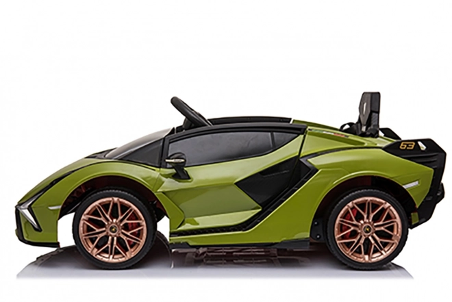 Lamborghini SIAN Kinderauto mit Batterie und Fernbedienung – Grün