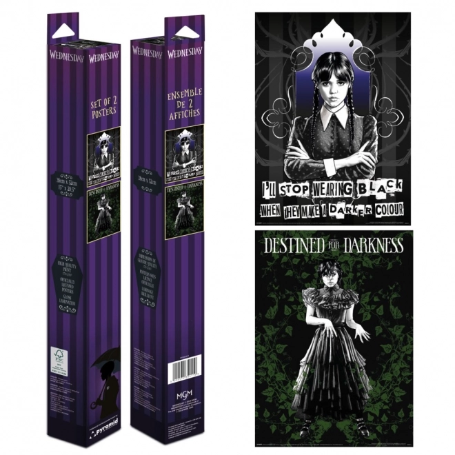 Wednesday Mini-Poster Set