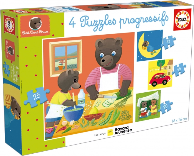 Petit Ours Brun Puzzle Set - EDUCA