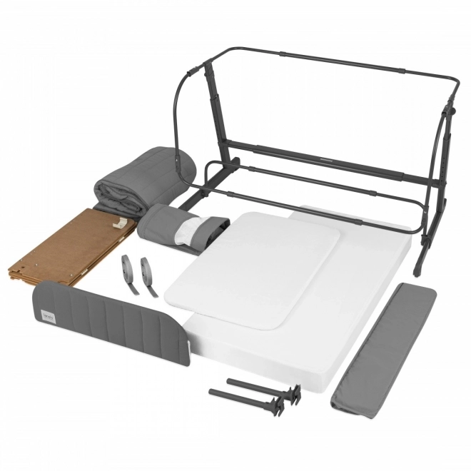 Babybett 5 in 1 Thomi Plus Grau Beton