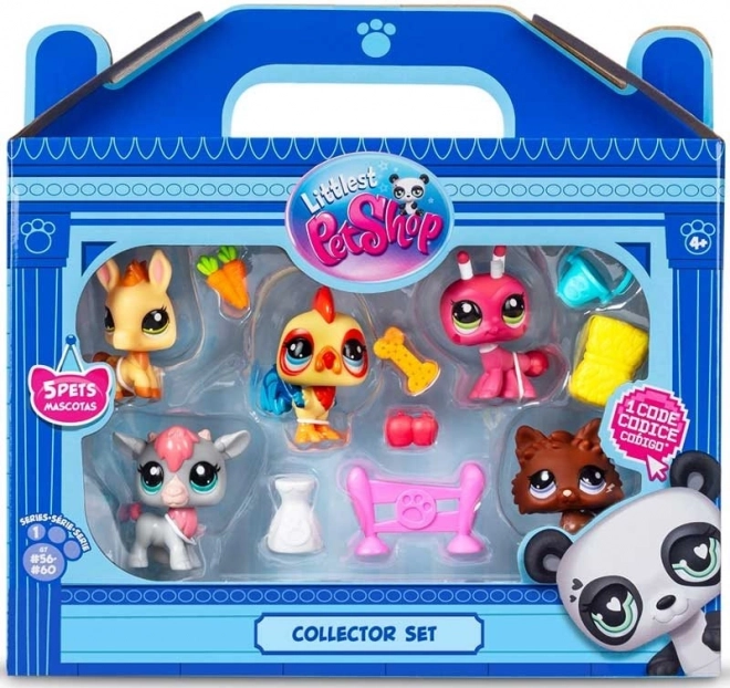 Hasbro Littlest Pet Shop Set mit 5 Tierfiguren