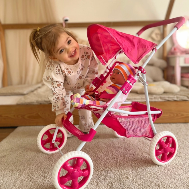 Woopie Puppenwagen Blumenmuster