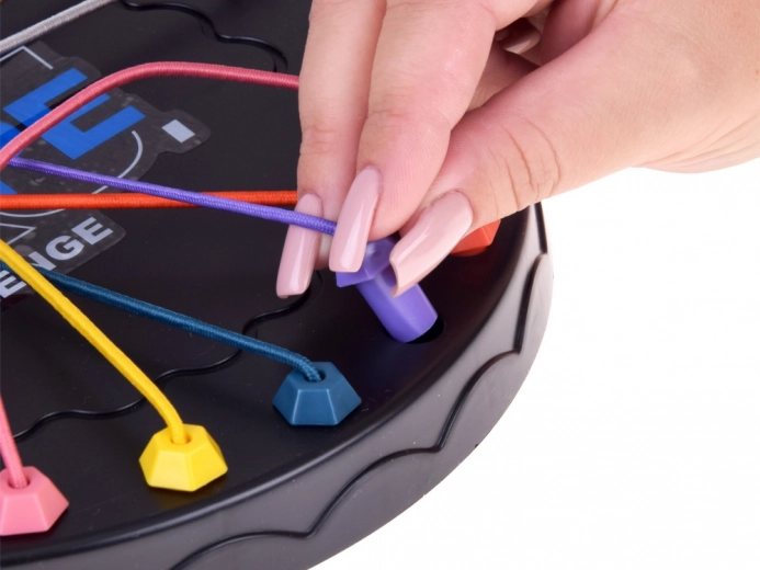 Intuitive Handhabung der farbigen Schnüre