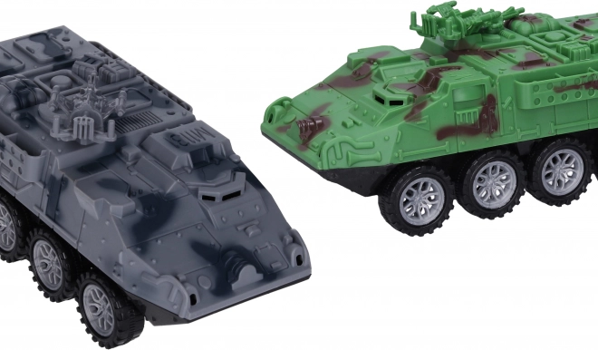 Militärfahrzeug mit Schwungrad 17 cm