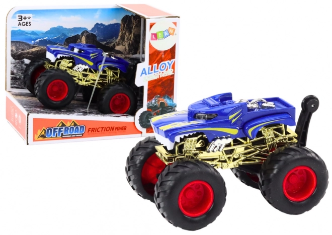 Offroad Fahrzeug mit Gummireifen in Blau