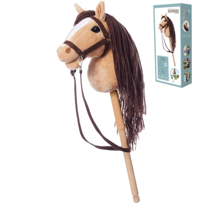 Hobbyhorse auf Stab Beige, Modell A4