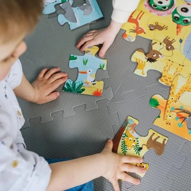 Doppelseitiges Puzzle Treflíci im Zoo Super Maxi