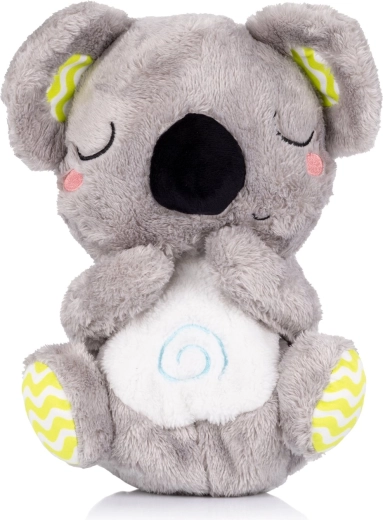 Plüsch-Atmungs-Spielzeug mit Musik CHIPOLINO Koala grün/grau