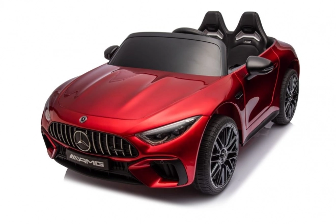 Mercedes AMG SL63 rot lackiertes Auto mit Batterie