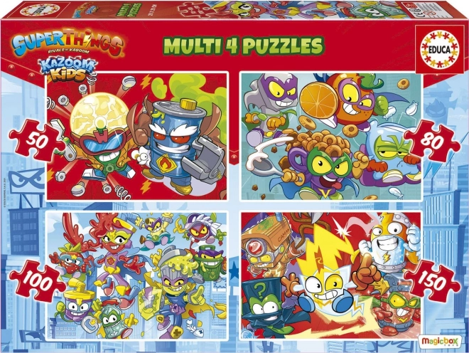 Educa Puzzle Superthings Set