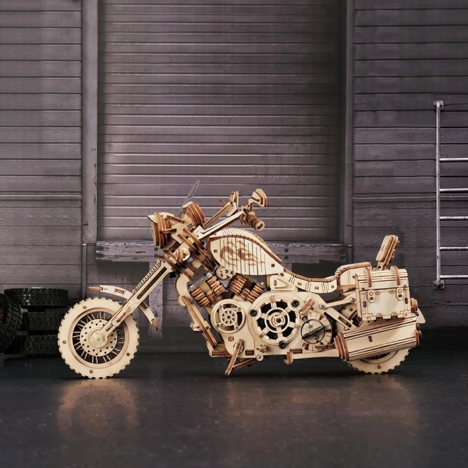 Robotime Rokr 3D Holzpuzzle Cruiser Motorrad