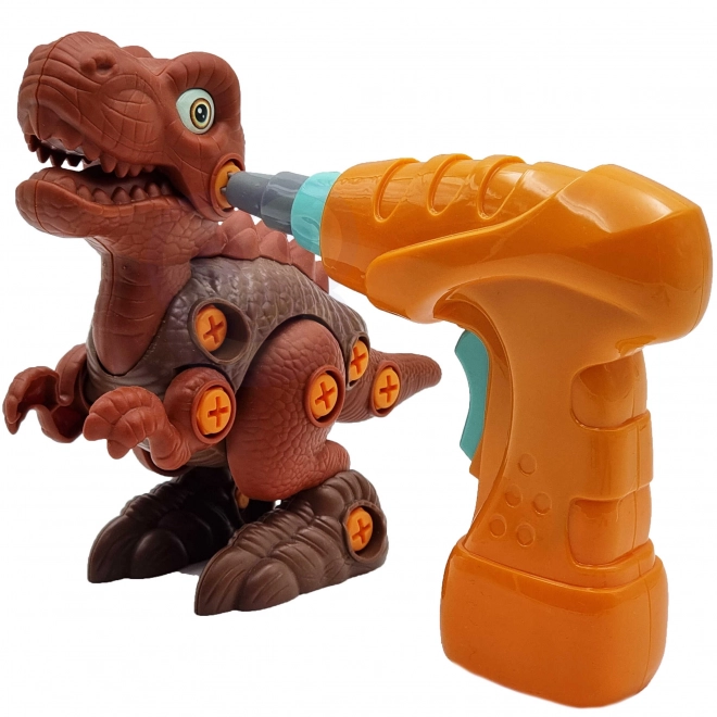Dinosaurier zum Zusammenbauen mit Bohrer 31 Stk