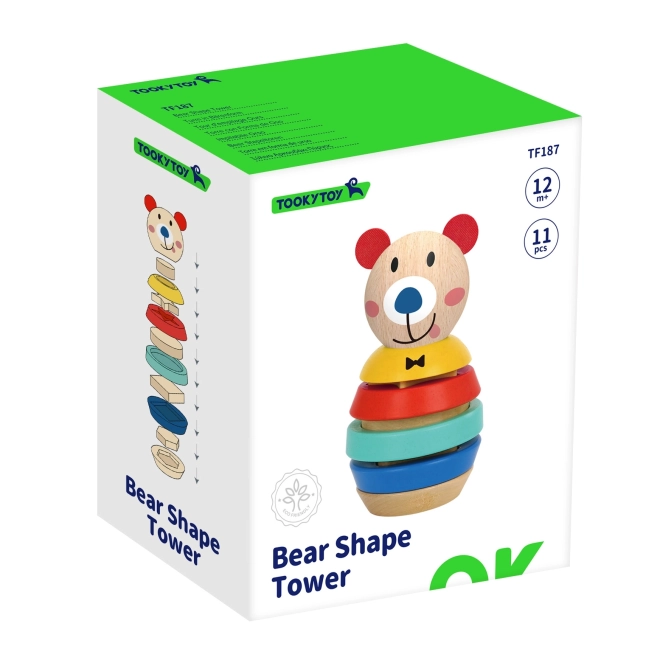 Holzturm im Bären-Design