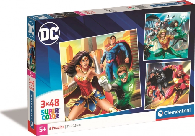 Clementoni Puzzle 3x48 Teile - Justice League