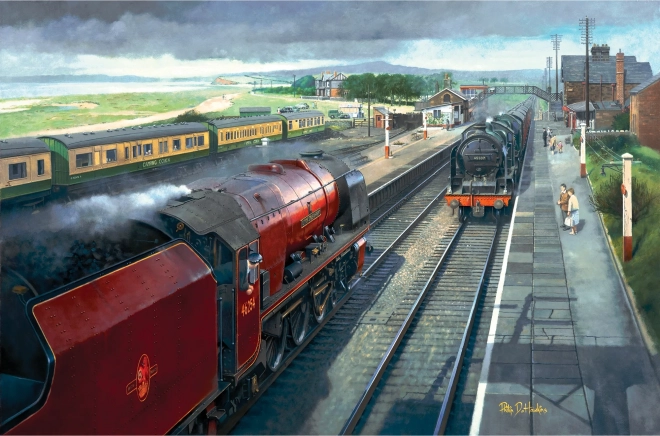 GIBSONS Puzzle Hest Bank Whitsun 1961, 500 Teile