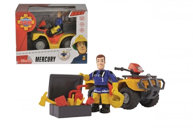 Feuerwehrmann Sam Mercury Quad mit Spielfigur