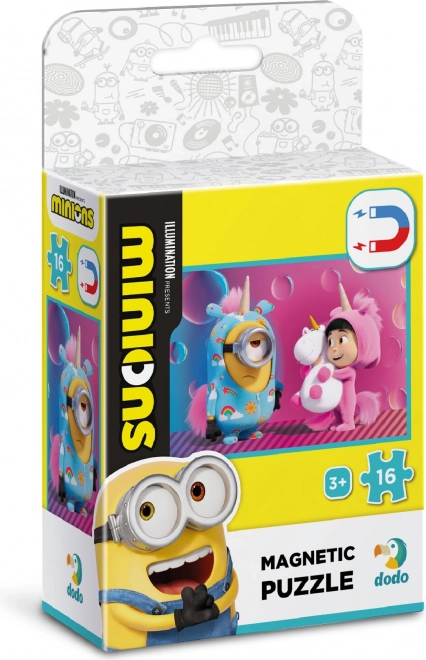 Magnetisches Puzzle Minions Einhörner