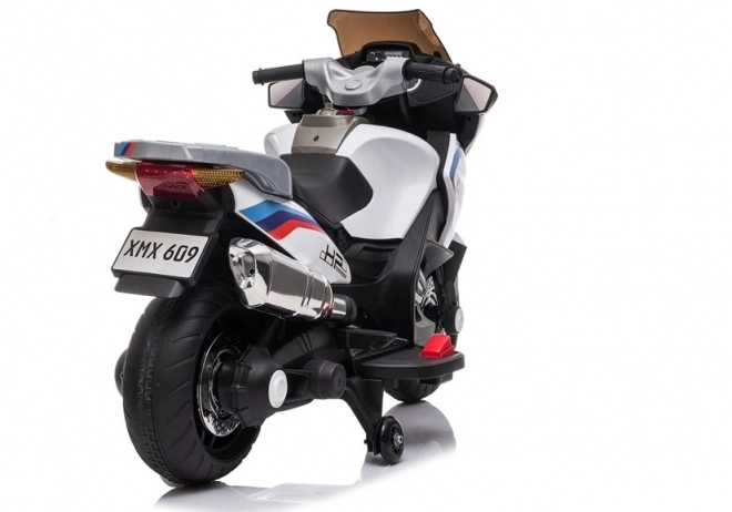 Kinderakku-Motorrad XMX609 weiß
