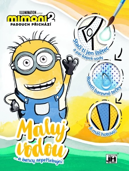 Malbuch Wasserfarben mit Minions 2