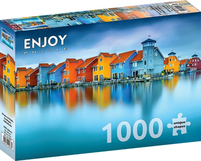 Genießen Puzzle Wasserhäuser Groningen Niederlande 1000 Teile