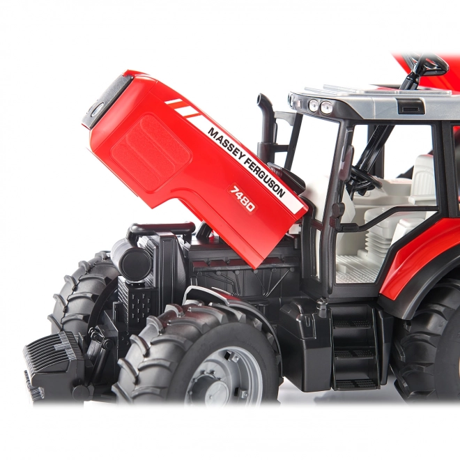 Bruder Spielzeugtraktor Massey Ferguson mit Anhänger