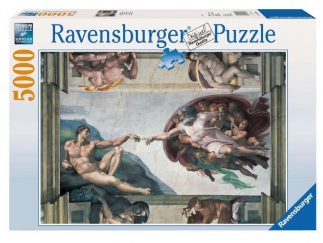 Ravensburger Puzzle Michelangelo: Die Erschaffung Adams