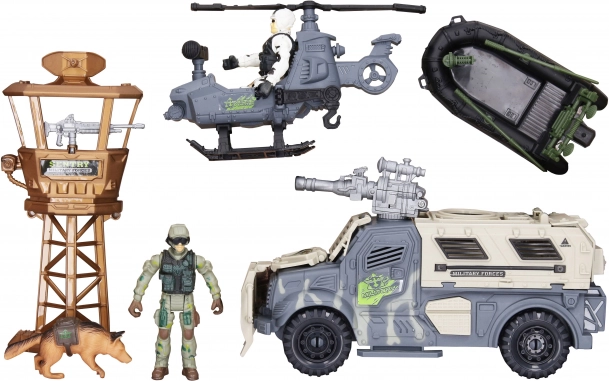 Militärset mit Figuren und Effekten