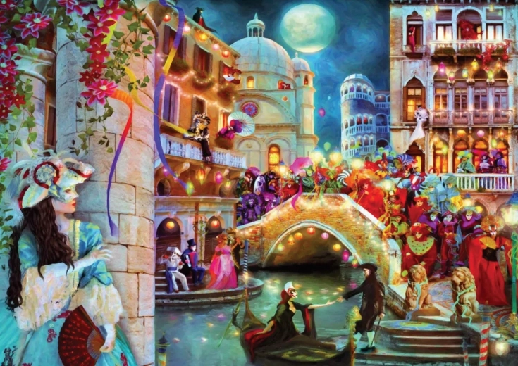 Clementoni Puzzle Karneval-Mond 1000 Teile