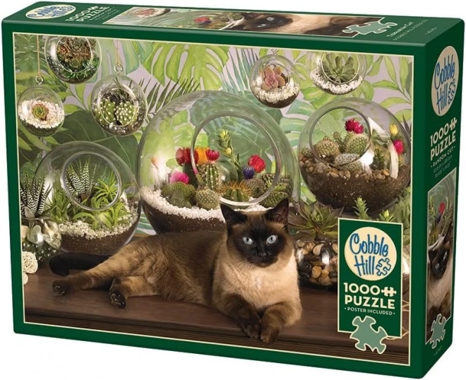 Cobble Hill Puzzle Katze und Terrarien 1000 Teile