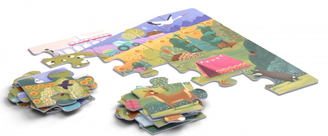 Riesenpuzzle Ausflug