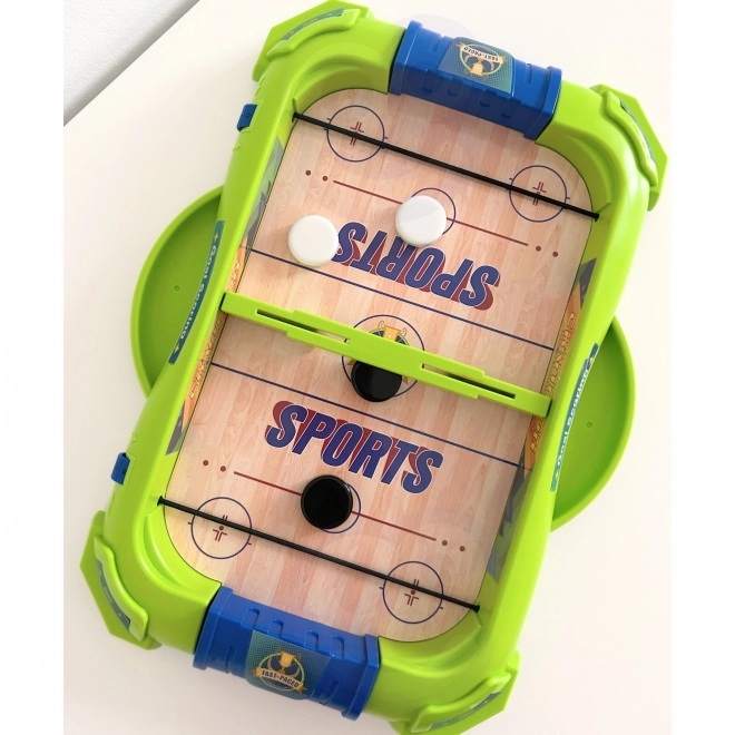 Geschicklichkeitsspiel 2-in-1 Minihockey Rennen