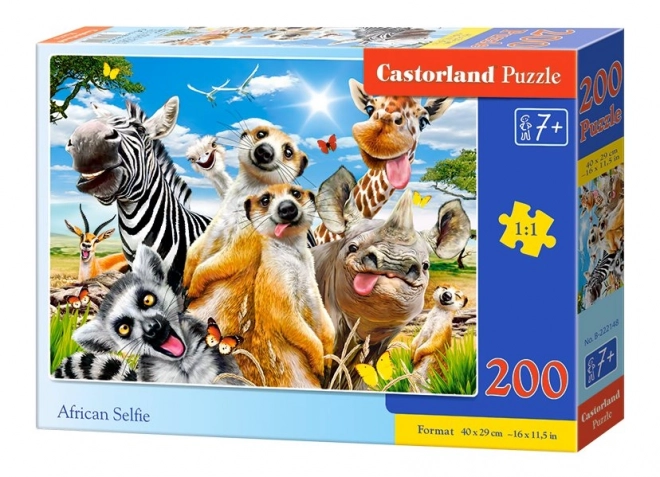 Puzzle Afrikanisches Selfie 200 Teile