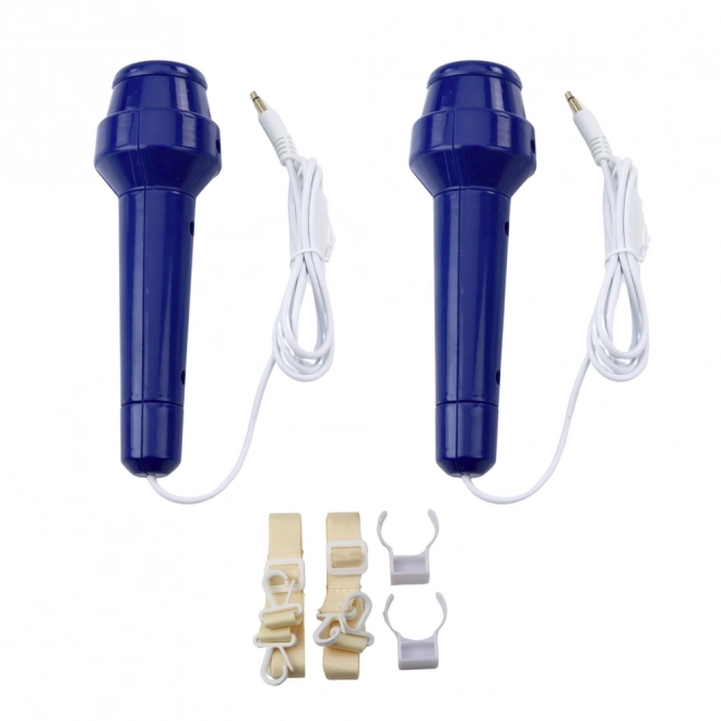 Karaoke-Set zwei Mikrofone und Bluetooth-Lautsprecher