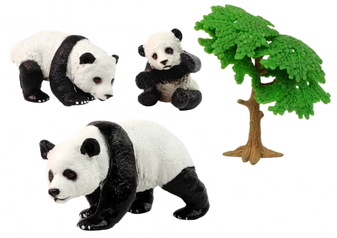 Panda-Figuren Set