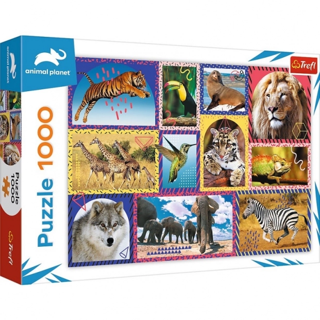 Trefl Puzzle Animal Planet Wilde Natur 1000 Teile