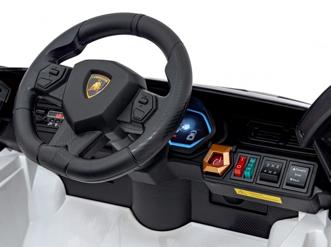 Lamborghini SIAN Kinderauto mit Batterie und Fernbedienung – Weiß