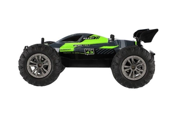 Auto RC Buggy Geschwindigkeit 2,4GHz Kunststoff 25cm auf Batterie in Box 31x14x18cm – Grün