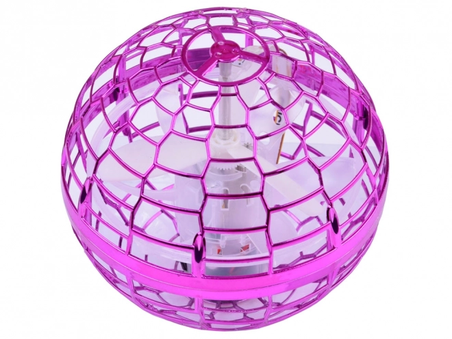 Leuchtende RC UFO Fliegende Kugel – Rosa