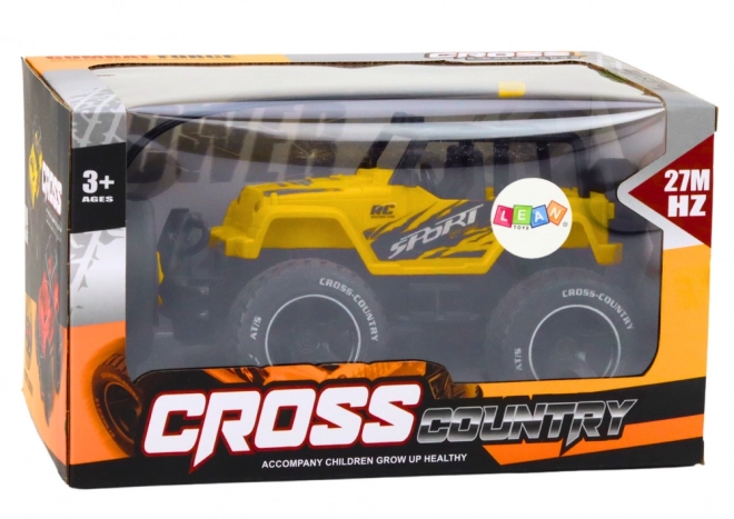 Renn-RC-Geländewagen 1:18 gelb