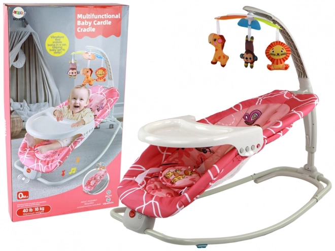 Babywippe 2-in-1 mit Geräuschen und Vibrationen