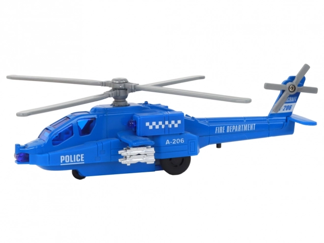 Aluminium Rettungshubschrauber mit Antrieb