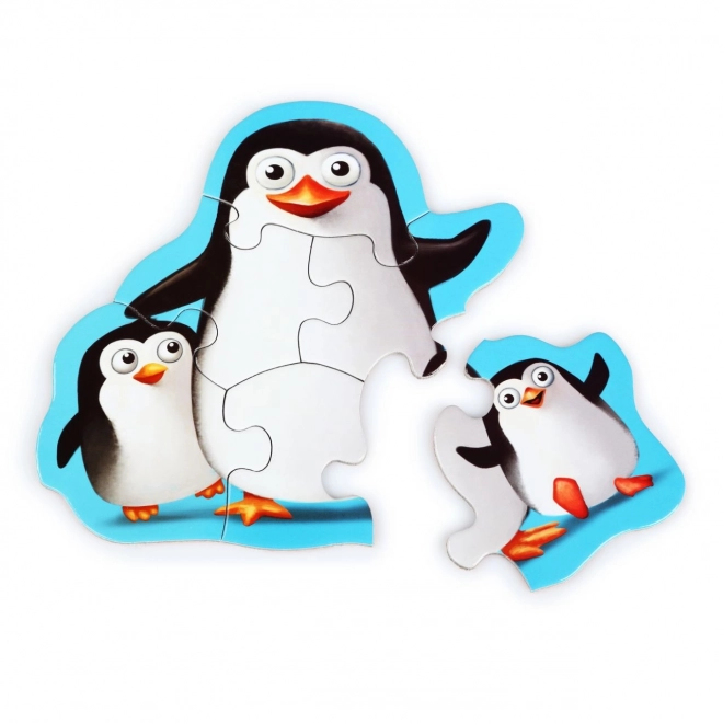 Puzzlika Tiere mit Jungen Puzzle Set