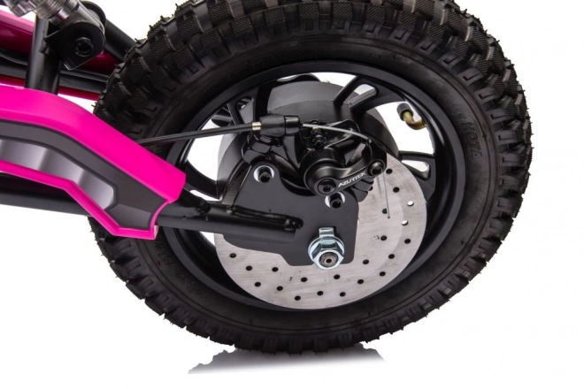 Akku Cross Motorrad für Kinder 36V in Rosa